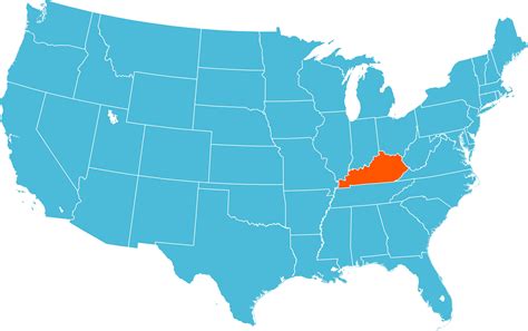 Kentucky On United States Map - Dorisa Josephina