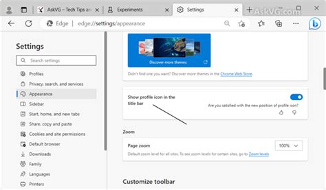 [Tip] Show User Profile Icon in Title bar in Microsoft Edge – AskVG
