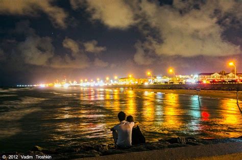 The lights of Galveston's famed Seawall Boulevard make for a magical ...