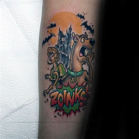 60 Scooby Doo Tattoo Designs For Men - Cartoon Ink Ideas