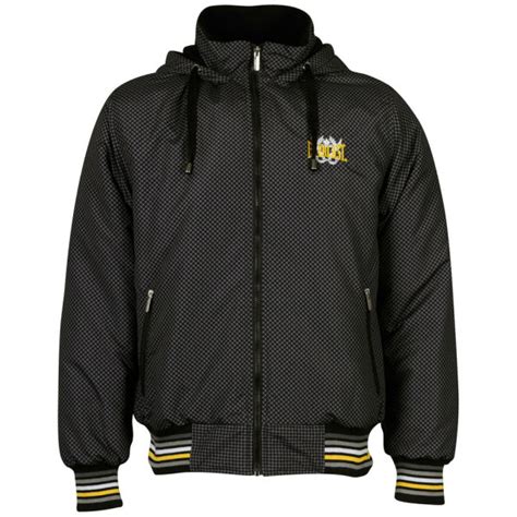 Everlast Men's Hood All Over Print Jacket - Black/Charcoal/Yellow ...