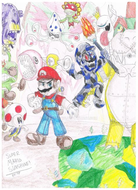 Super Mario Sunshine Bosses by FancyTonic on DeviantArt