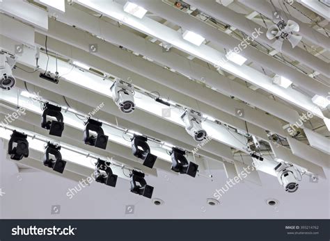 Professional Studio Lighting Equipment On Theater Stock Photo 393214762 ...