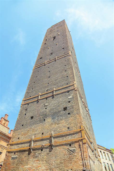 Garisenda tower Bologna Photograph by Benny Marty - Pixels