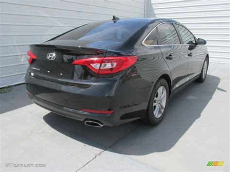 2016 Phantom Black Hyundai Sonata SE #114176230 Photo #4 | GTCarLot.com - Car Color Galleries