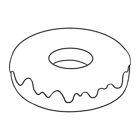 How to Draw a Donut - Really Easy Drawing Tutorial | Easy drawings, Donut drawing, Cute easy ...