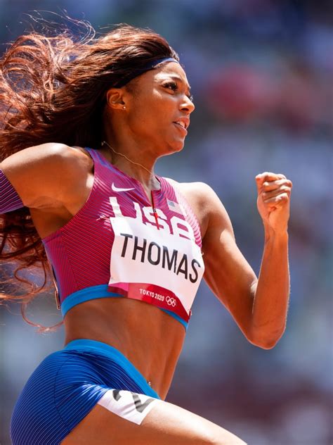 Gabby Thomas Advances to 200m Final at 2021 Olympics | POPSUGAR Fitness