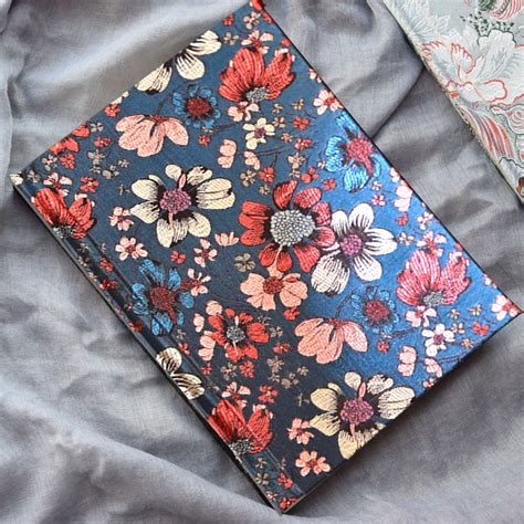 Flower Floral Journals Notebook Womenfabric Journals Lined - Etsy | Fabric journals, Unique ...