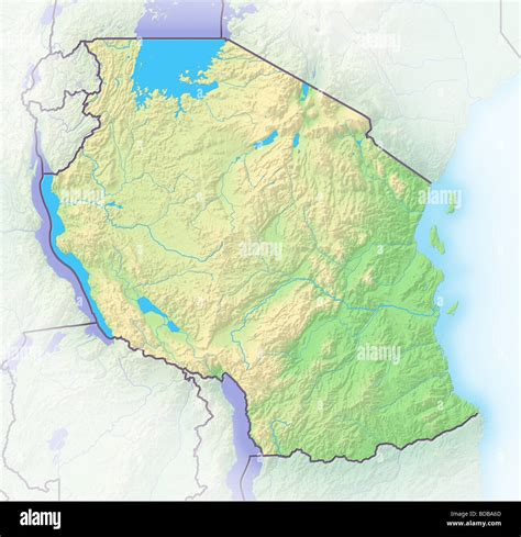 Tanzania Capital Map