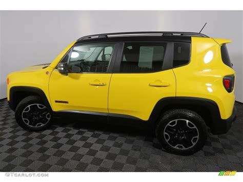 2017 Solar Yellow Jeep Renegade Trailhawk 4x4 #130368713 Photo #9 | GTCarLot.com - Car Color ...