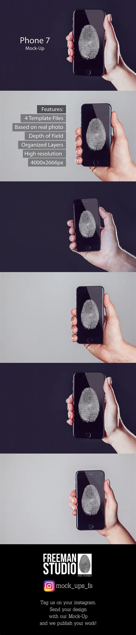 Phone 7 Mock-Up on Behance