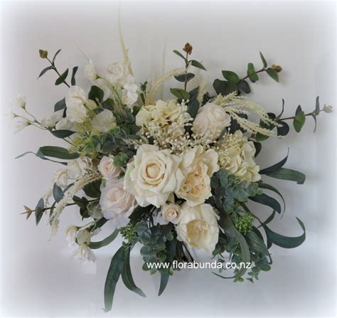 Champagne cream off white Bridal Bouquet - Florabunda