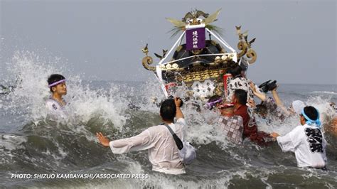 Photos: Japan celebrates Marine Day with Hamaori Festival | The Wall Street Journal | Scoopnest