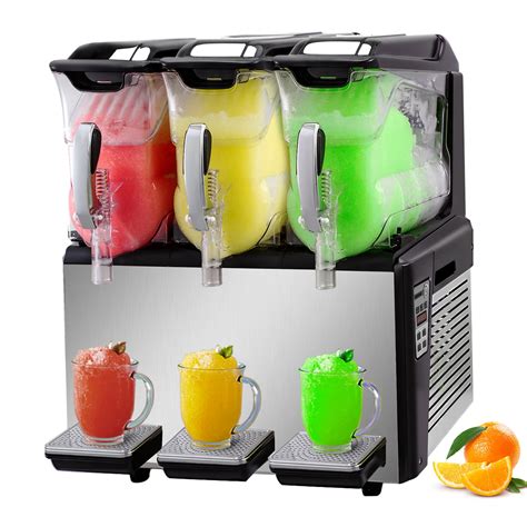 VEVOR Commercial Slushy Machine, 15L X Tank Frozen Drink Machine, 110V ...