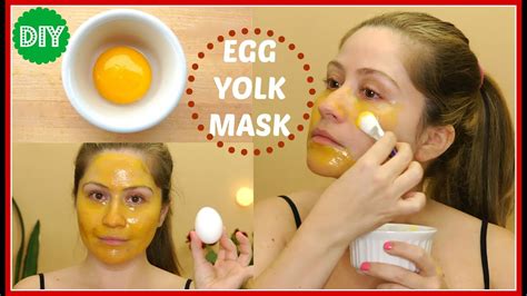 Egg yolk face mask - YouTube