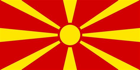 Flag of North Macedonia image and meaning North Macedonian flag ...