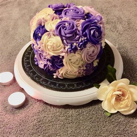 Rosette Swirl Cake - CakeCentral.com