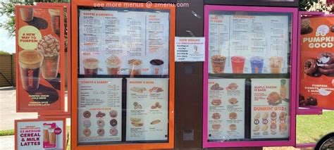 Online Menu of Dunkin Restaurant, Carrollton, Texas, 75010 - Zmenu