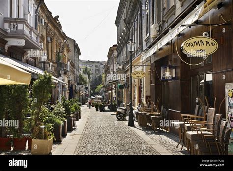 Old town in Bucharest. Romania Stock Photo - Alamy