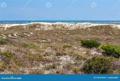 View of the Beach at Fort Macon State Park, North Carolina Stock Image ...