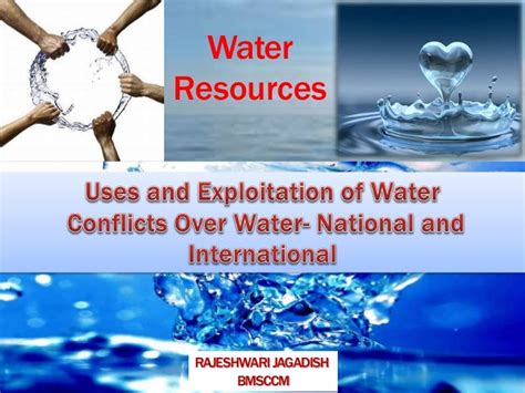 Uses and Exploitation of Water Conflicts Over Water- National and In…