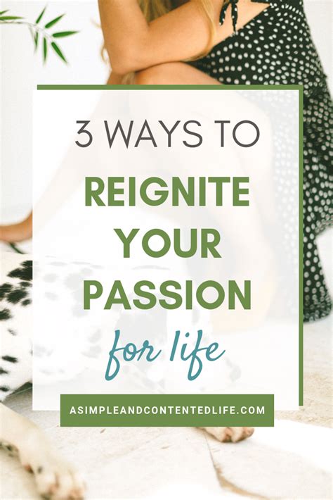 How to Reignite Your Passion in Life | A Simple and Contented Life | How to become confident ...