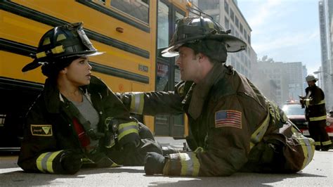 'Chicago Fire': First Look at Dawson and Casey's Near Miss