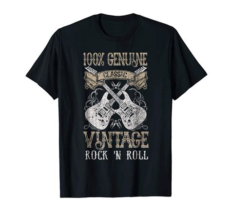 Classic Vintage Rock 'n Roll Music Guitars Gift T-Shirt - Skynyrd.com