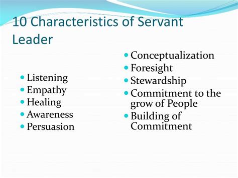 PPT - Servant Leadership PowerPoint Presentation - ID:2591070