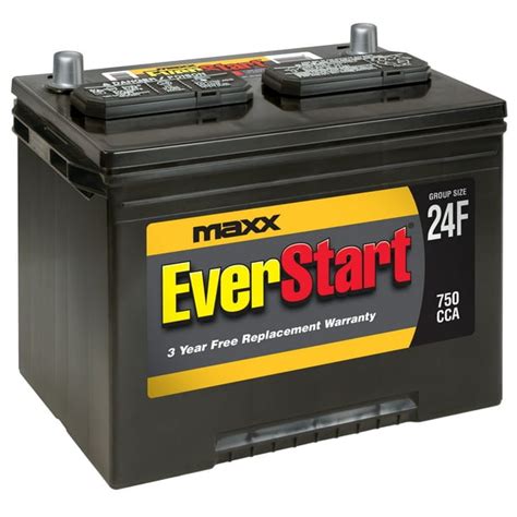 EverStart Maxx Lead Acid Automotive Battery, Group Size 24F - Walmart.com - Walmart.com