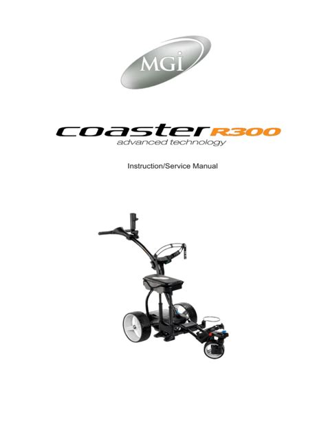 Instruction/Service Manual - MGI Motorised Golf Buggies | Manualzz