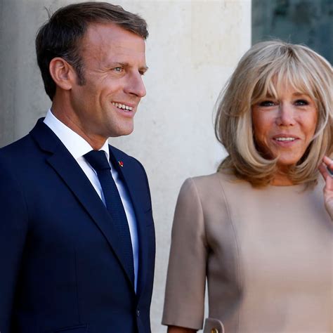 Emmanuel Macron And His Wife Brigitte Macron