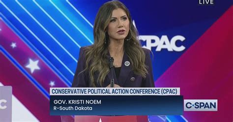 Gov. Kristi Noem Speaks at CPAC | C-SPAN.org