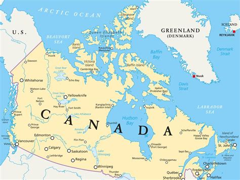 Map Of Canada Greenland - Get Latest Map Update