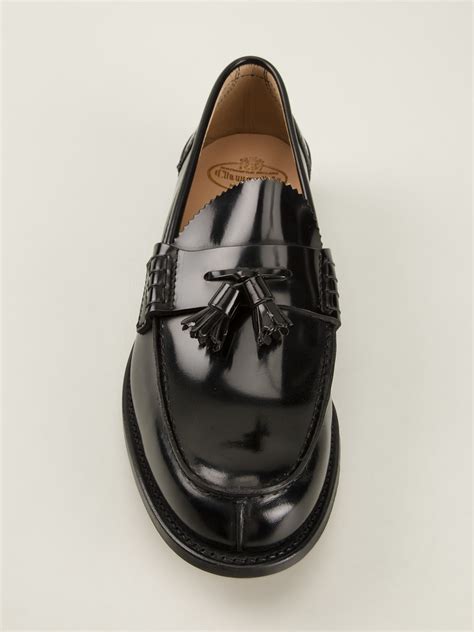 Church's Tassel Loafers in Black for Men - Lyst