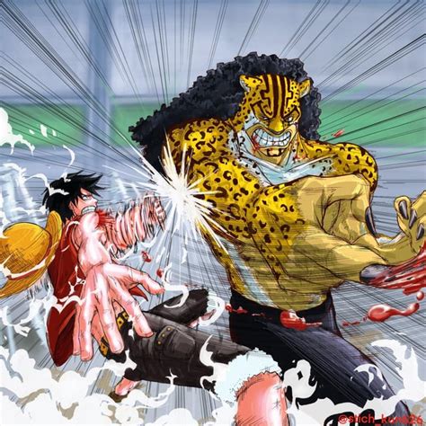 Hi this is my new art luffy vs lucci , what do u think? : r/OnePiece