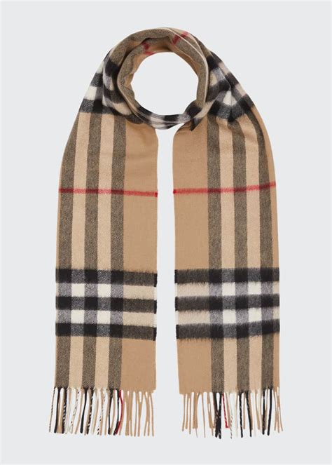 Burberry Men's Giant Check Cashmere Scarf - Bergdorf Goodman