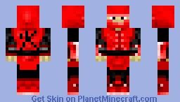 Red Ninja Minecraft Skin