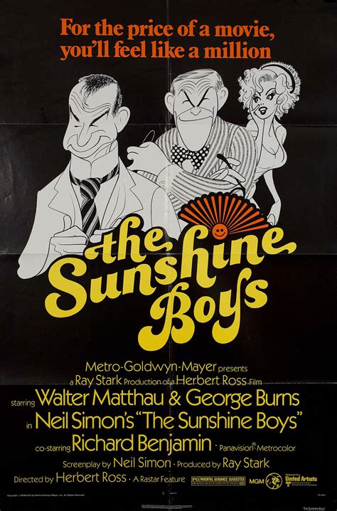 The Sunshine Boys Original 1975 U.S. One Sheet Movie Poster ...