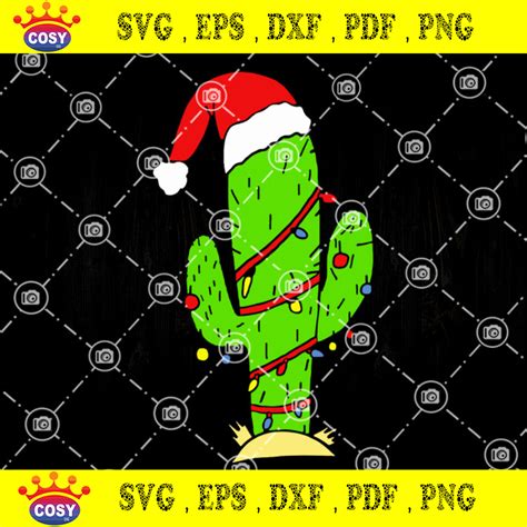 Arizona Cactus Christmas Svg, Cactus Svg