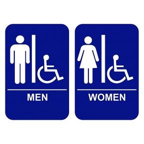 Mens And Womens Bathroom Signs - ClipArt Best