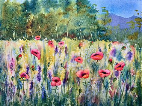 Painting A Field Of Wildflowers In Watercolor Eva Nichols Skillshare | My XXX Hot Girl