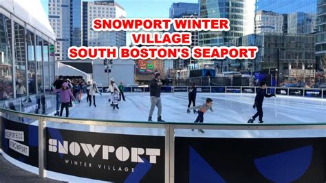 Living in Boston in the Winter: Snowport Ice Skating! - YouTube