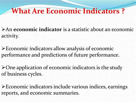 Economic Indicators