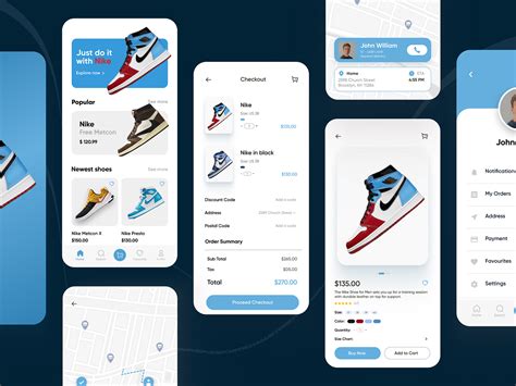 Nike Shoe App Design by Tayyaba Zia on Dribbble