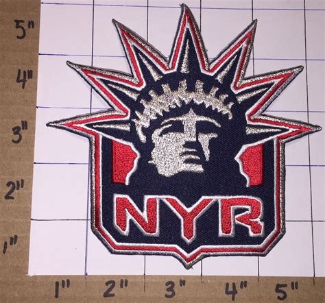 NEW YORK RANGERS LIBERTY NHL HOCKEY EMBLEM CREST PATCH – UNITED PATCHES