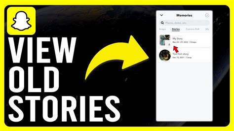 How to View Old Snapchat Stories (How to Recover Old Snapchat Stories) - YouTube