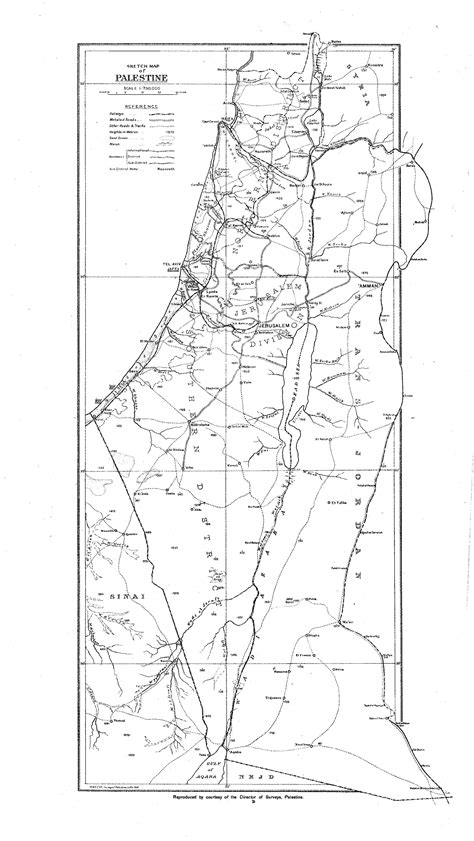 Map of Palestine for 1931 Census