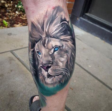 12+ Best Lion Tattoo Ideas - Lions With Blue Eyes | Page 2 of 3 | PetPress