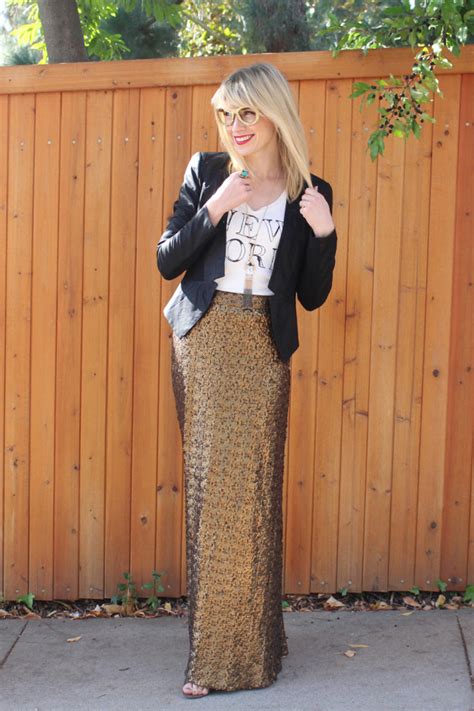 Gold Skirt | DressedUpGirl.com